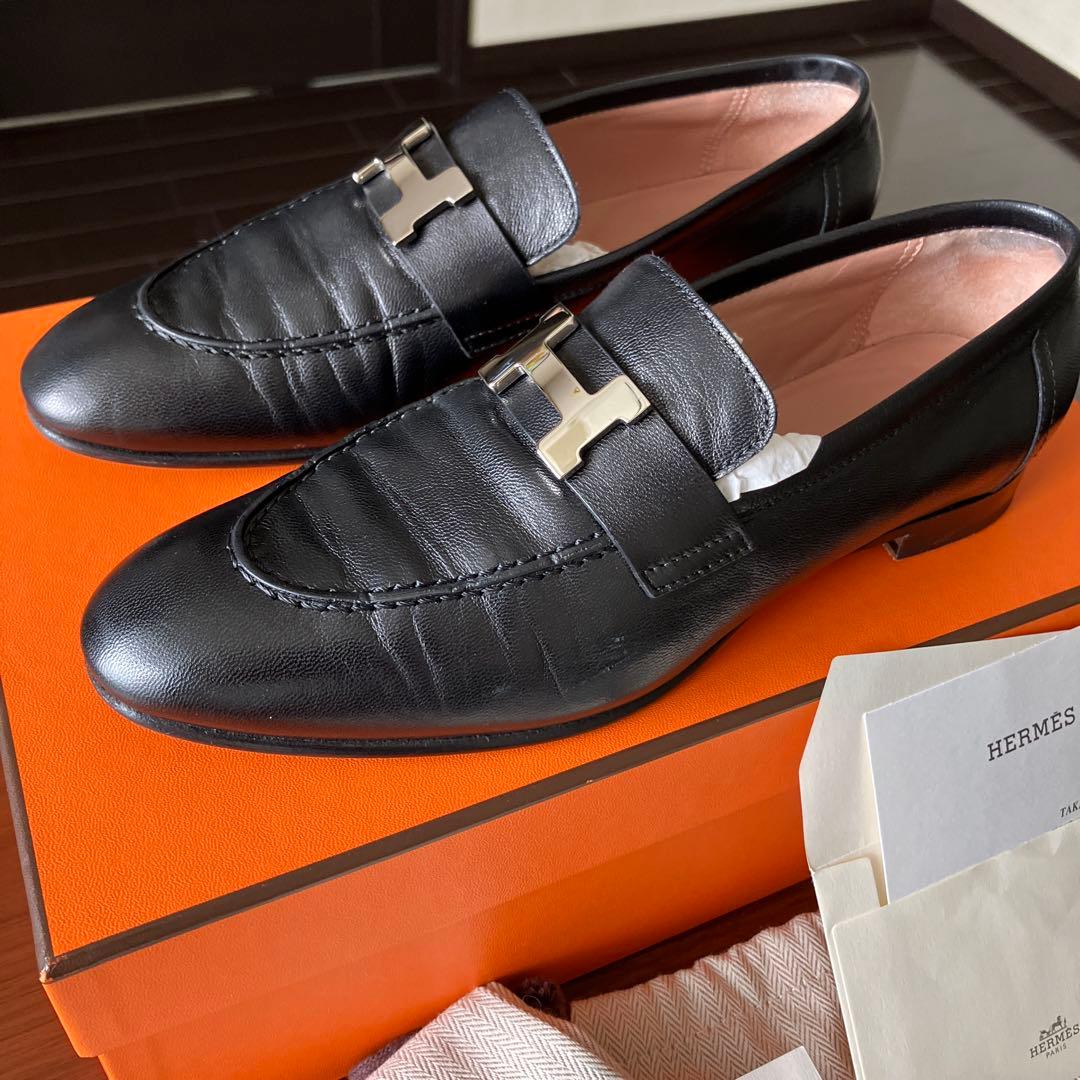 HERMES エルメス　モカシンパリ