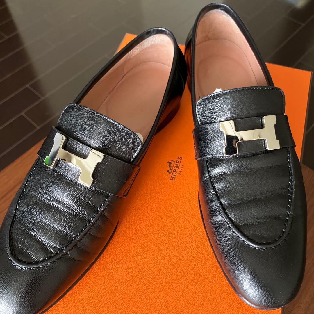 HERMES エルメス　モカシンパリ