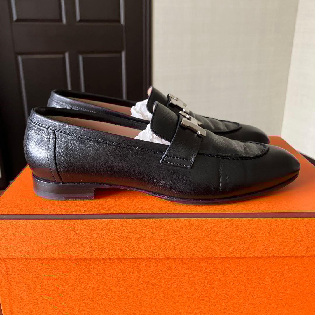 HERMES エルメス　モカシンパリ