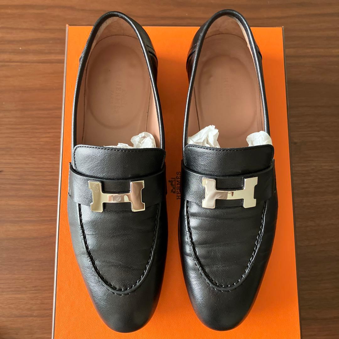 HERMES エルメス　モカシンパリ