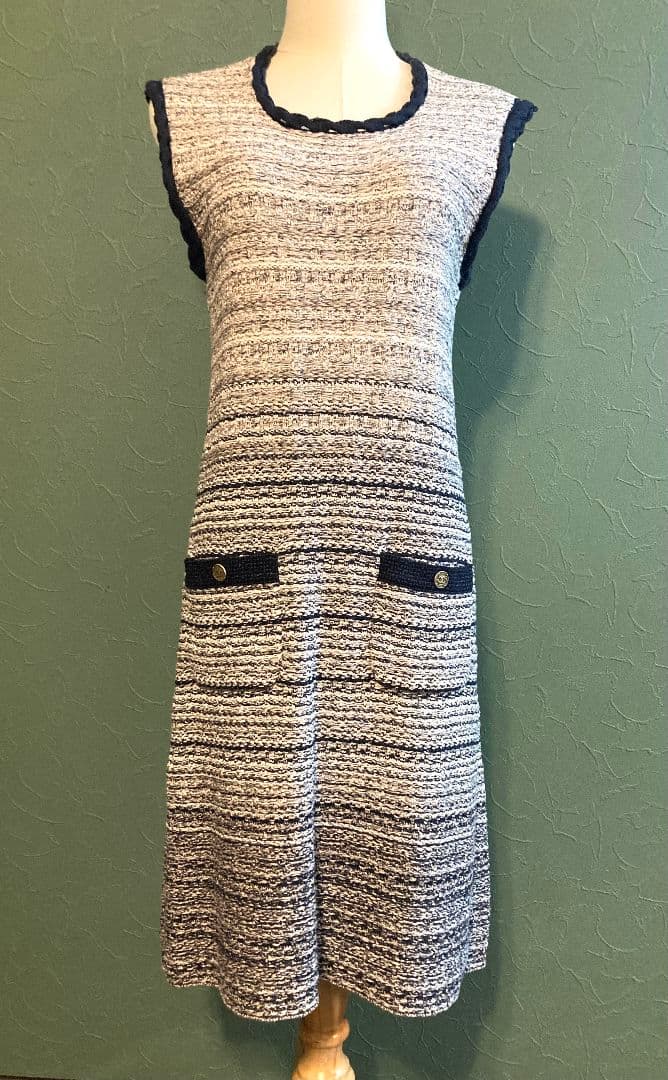 grace☆　シャネル サマーニットワンピース　大幅値下げ