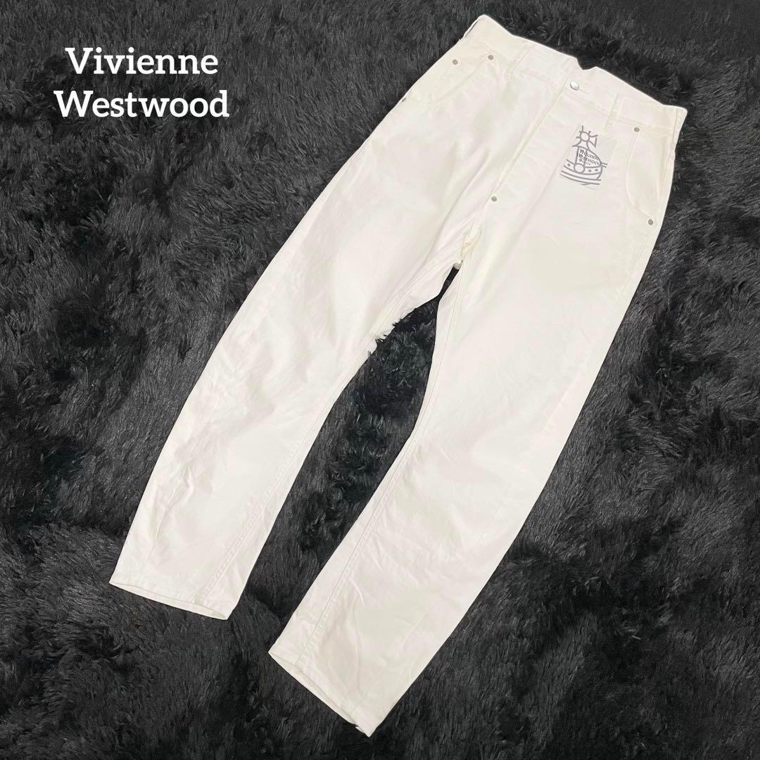 【新品未使用】ヴィヴィアンウエストウッド　デニム　サルエルパンツ・ストレッチ
