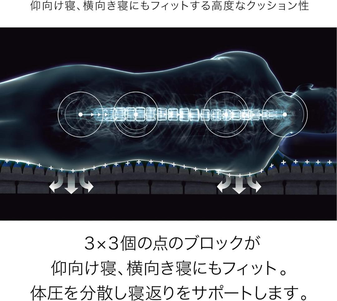 西川 [エアーSI] ベッドマットレス （シングル HARD）