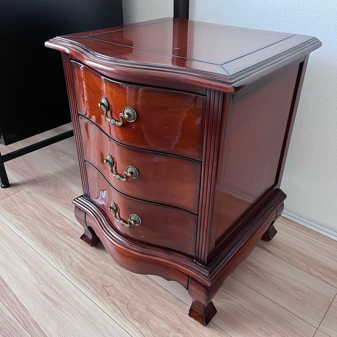 アジアン家具 バリ 3段チェスト ローチェスト木製 サイドチェスト　インドネシア