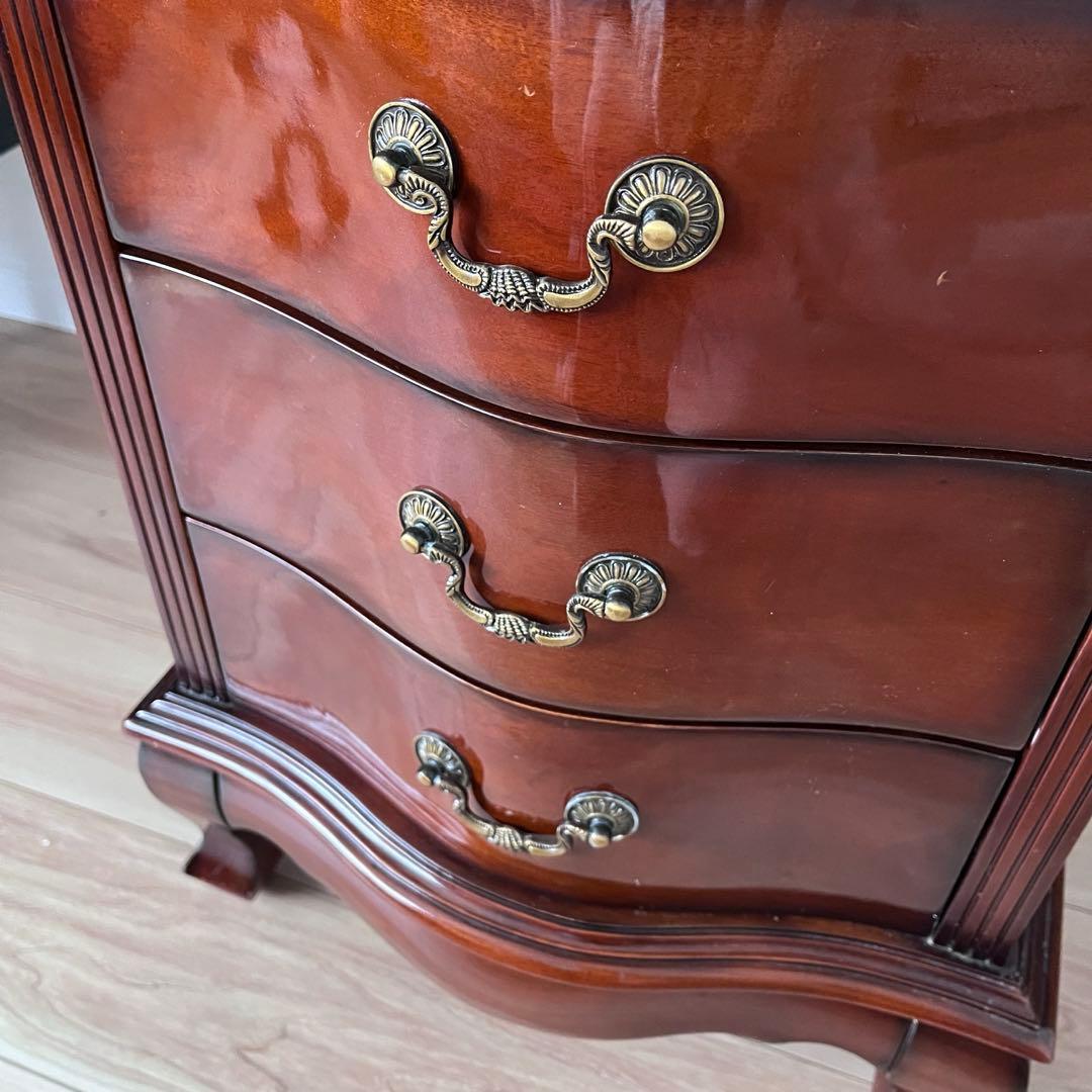 アジアン家具 バリ 3段チェスト ローチェスト木製 サイドチェスト　インドネシア