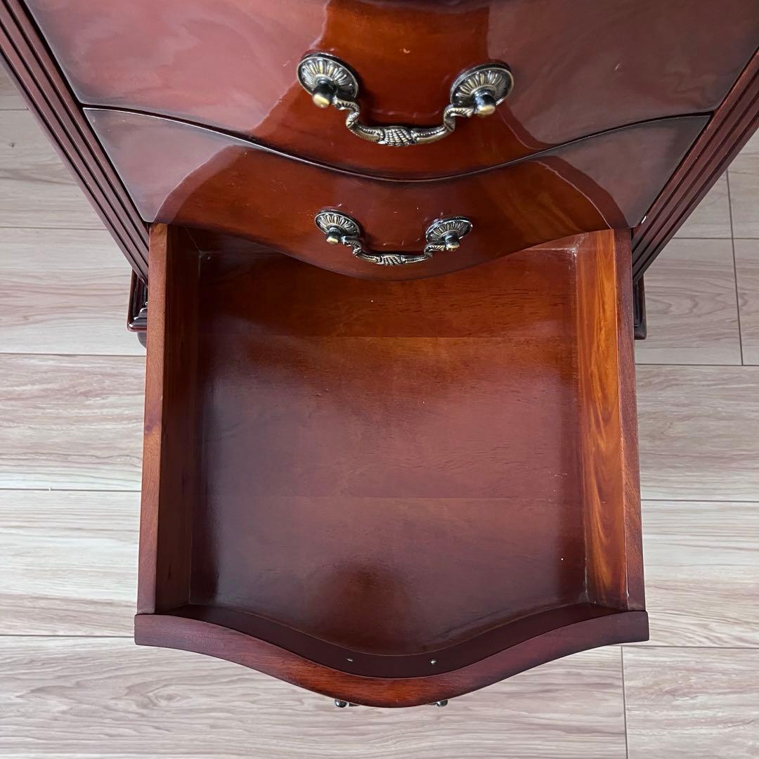 アジアン家具 バリ 3段チェスト ローチェスト木製 サイドチェスト　インドネシア