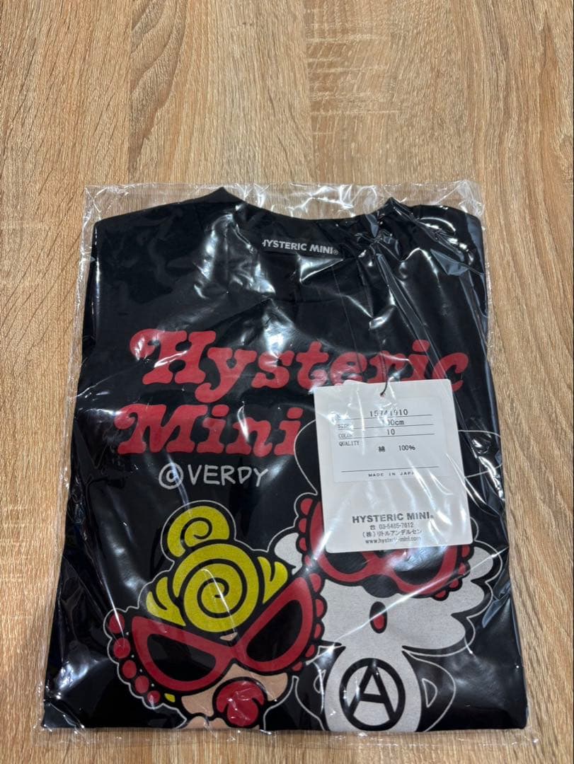 HYSTERIC MINI VERDY Kids ブラック　缶バッジ付