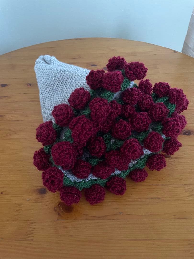 花束ブランケット　バラ