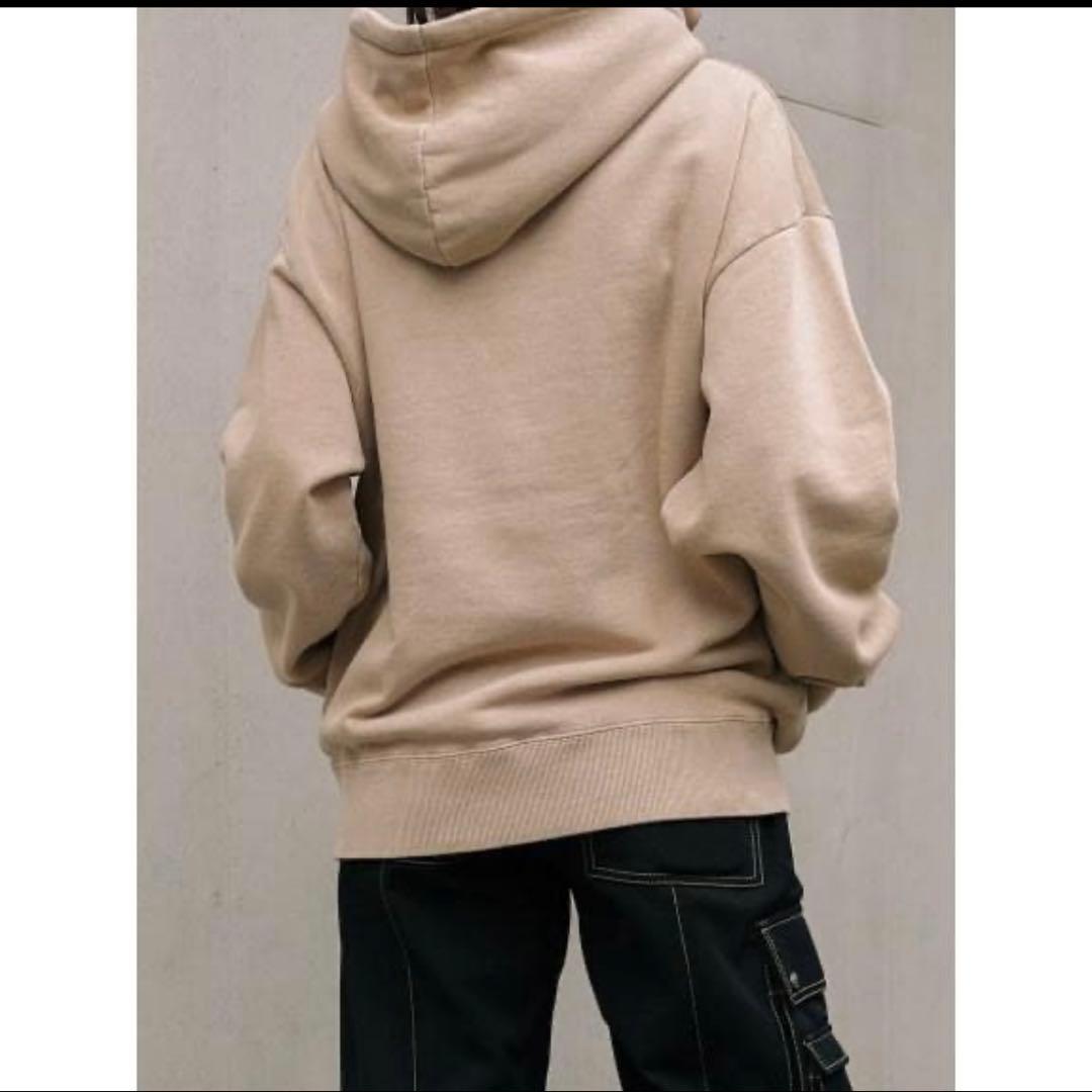 新品未使用　タグ付きXgirl ベージュ スウェットパーカーフーディー