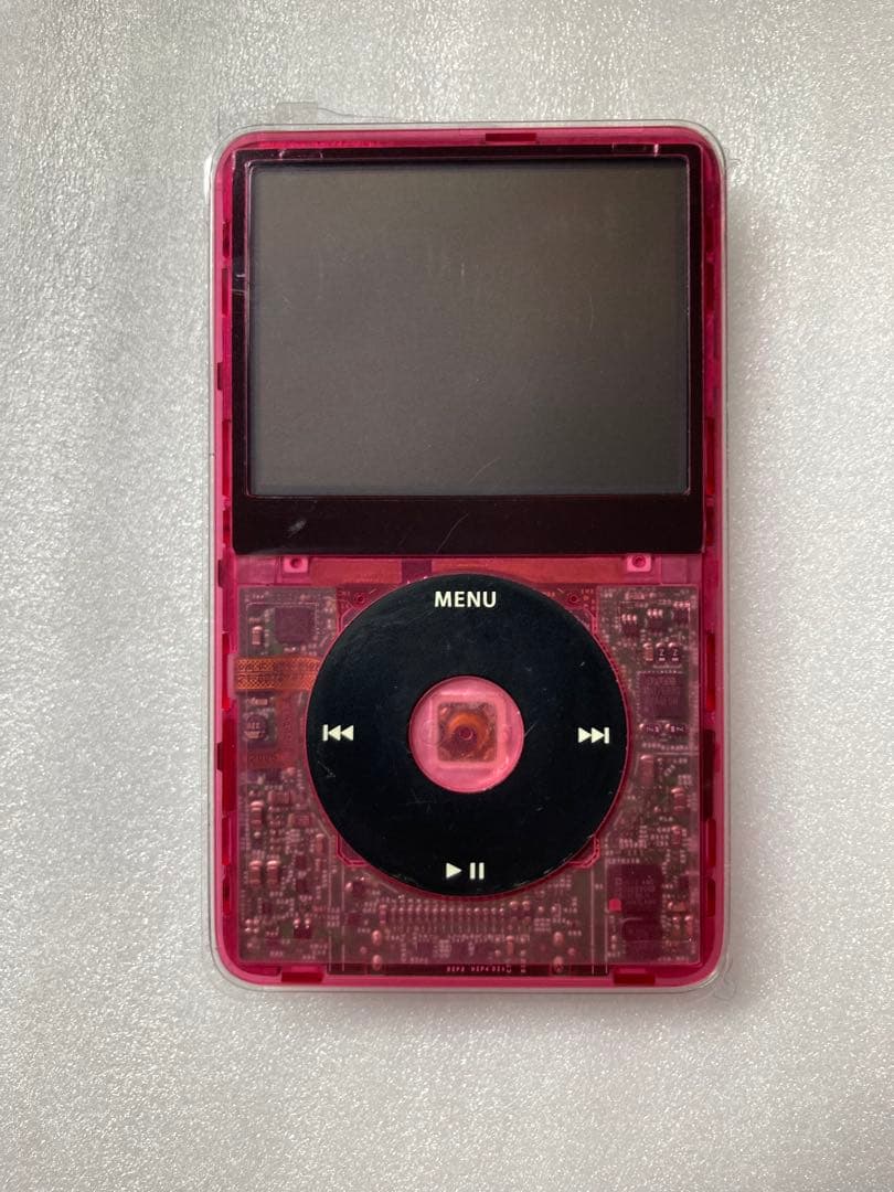 iPod classic 表裏パネル、バッテリー交換　動作OK