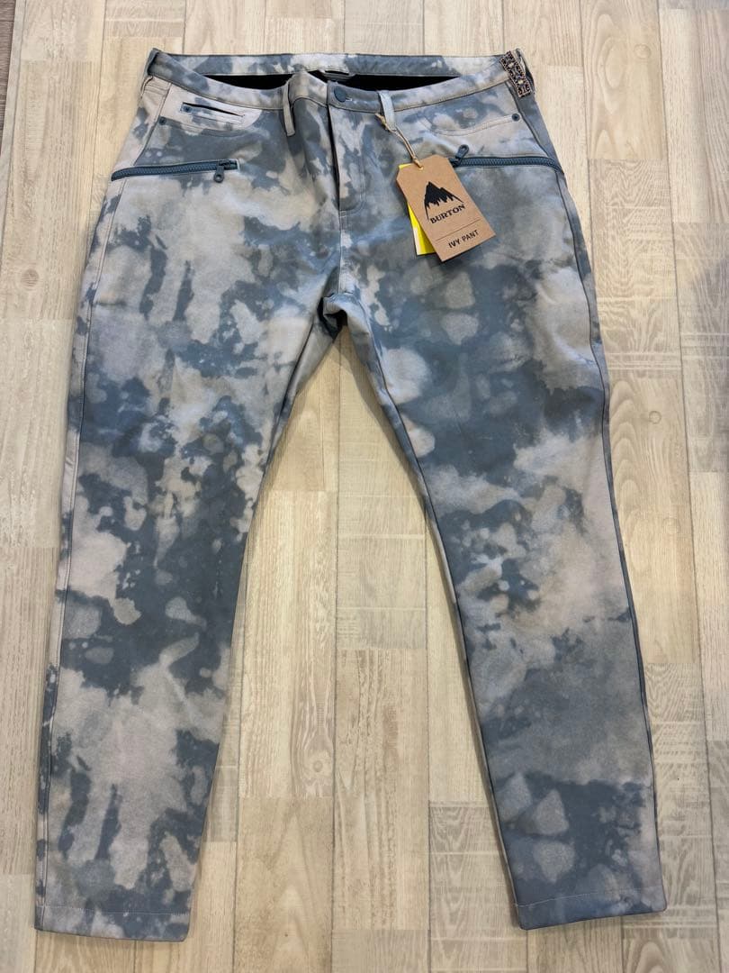 値下げ！新品未使用⭐︎BURTON デニム柄　レディース　スノーボードパンツ XL
