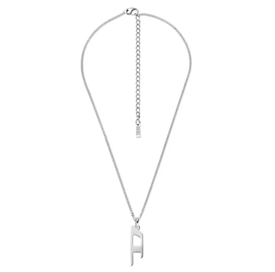 【正規品】DIESEL DX162500DJWシルバートーン ネックレス