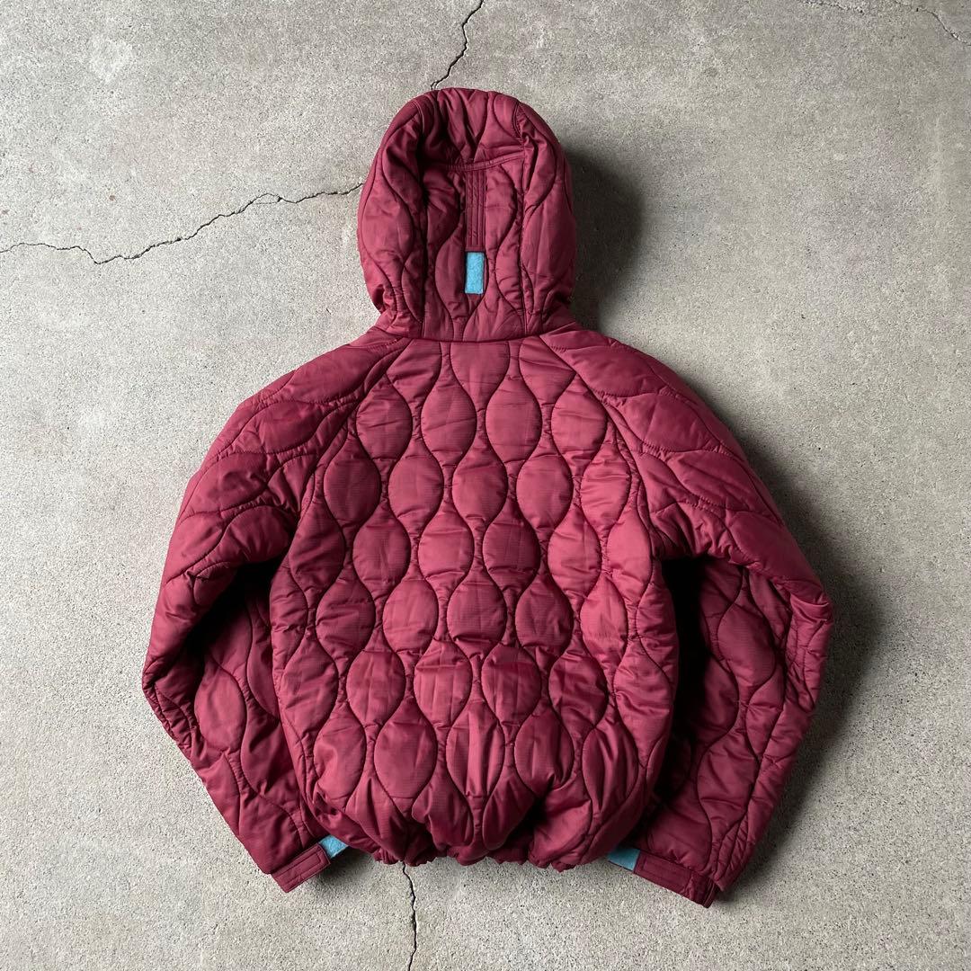 ジャケット・アウター Columbia hooded puffer jacket wine red