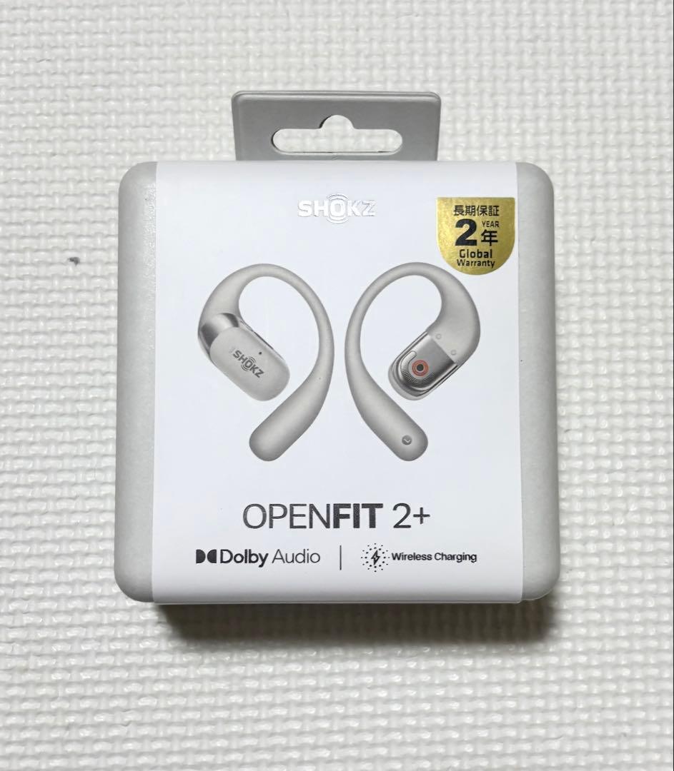新品未開封SHOKZ OPENFIT2+ ワイヤレスイヤホン　Bluetooth