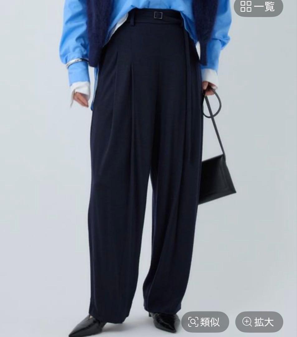 chaos カオス 今季新品未使用品 レダリーパンツ ネイビー