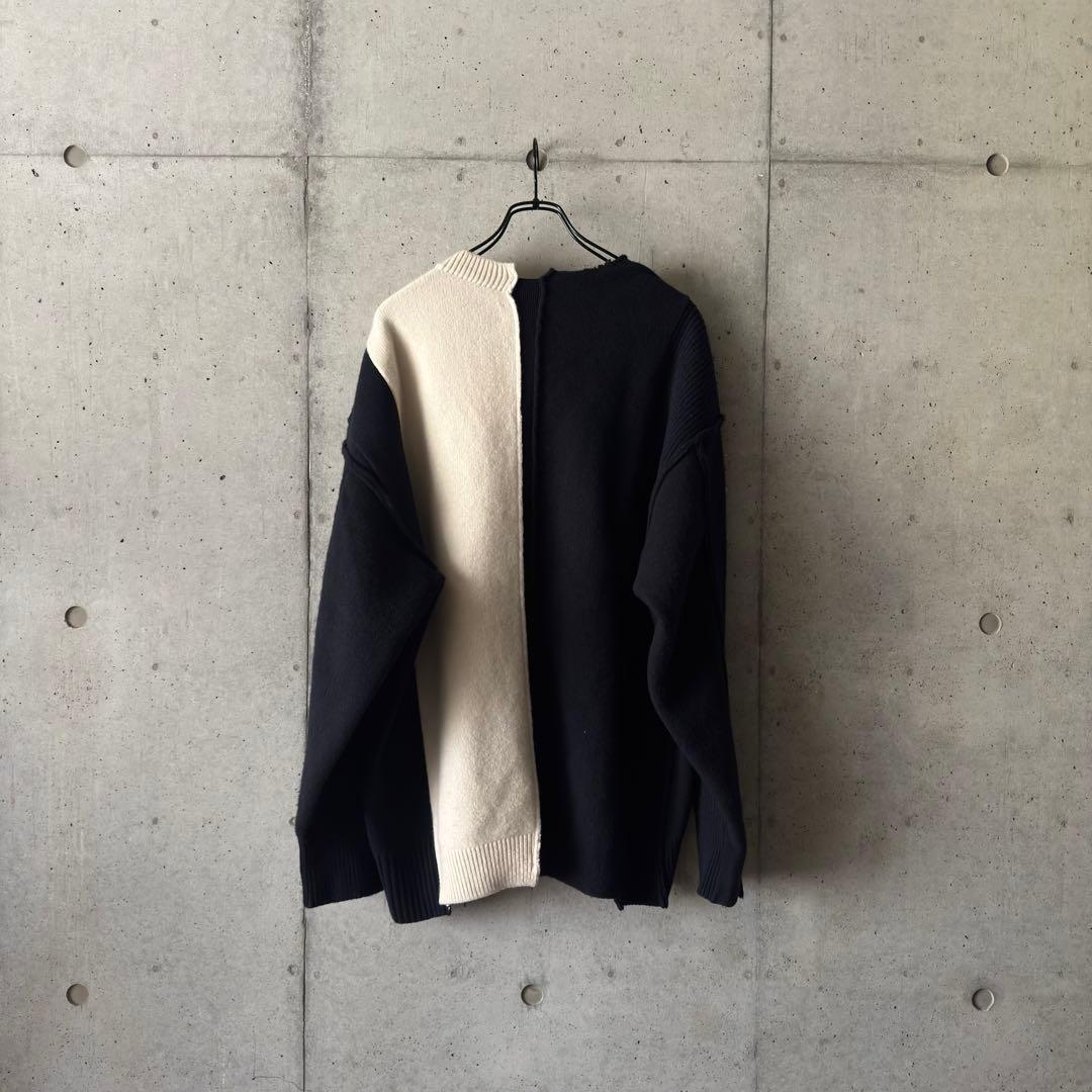 トップス stein / OVERSIZED MULTI PATCHED KNIT LS