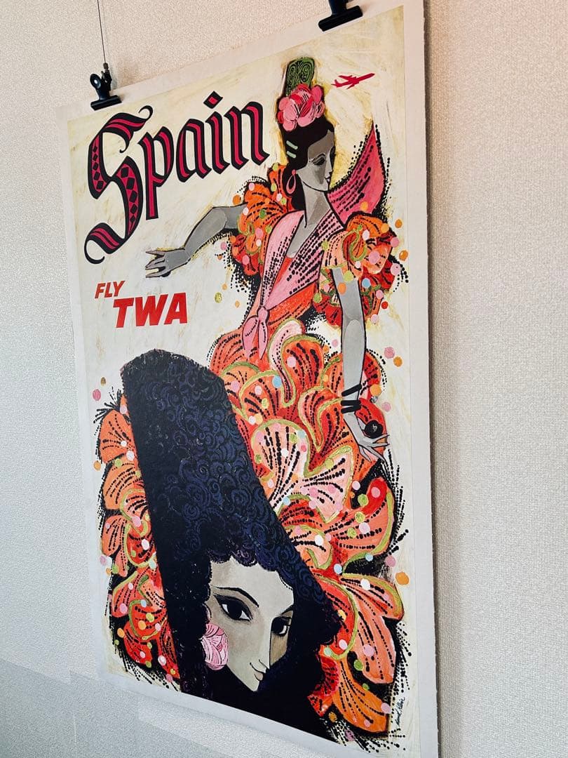 TWA航空ビンテージ オリジナルポスター 60年代
