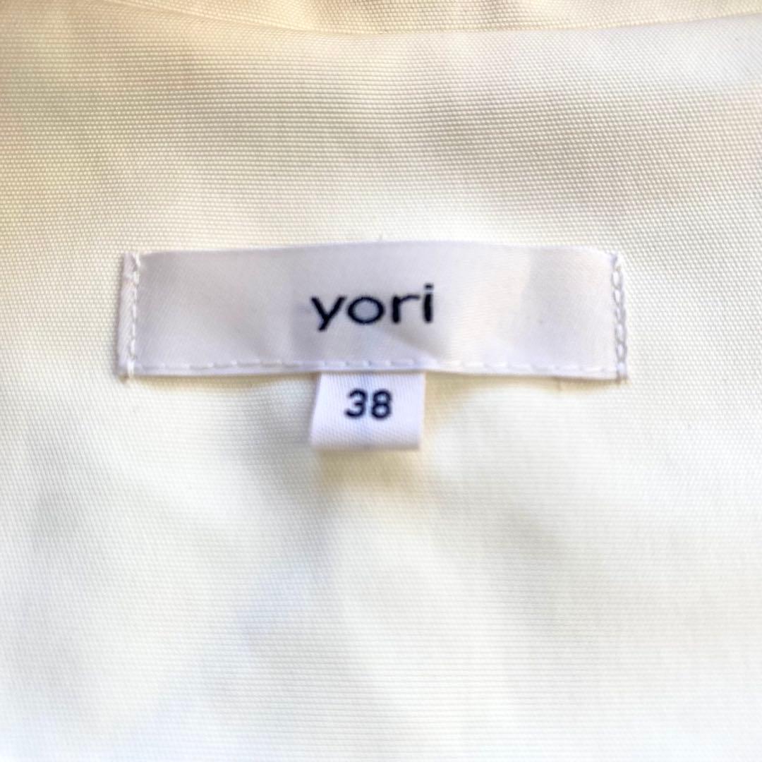 24SS 極美品　yori 撥水ハードブルゾン　Mサイズ　アイボリー