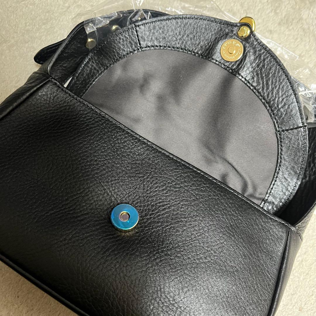 【新品未使用】russet ラシットブラック ハンドバッグ　ワンショルダー牛革