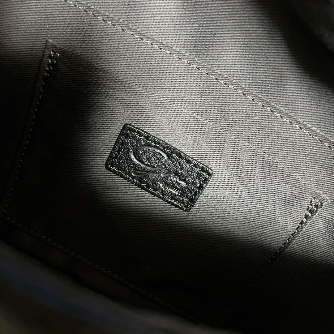 【新品未使用】russet ラシットブラック ハンドバッグ　ワンショルダー牛革