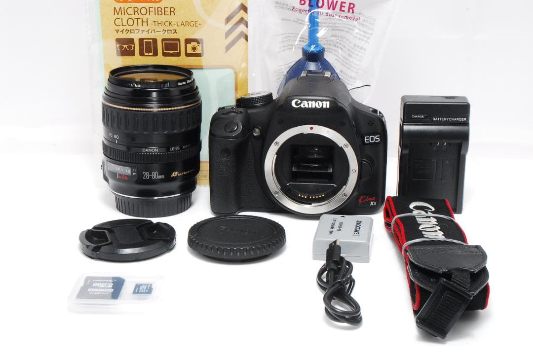 Canon EOS Kiss X3＋28-80mm レンズセット 動作品