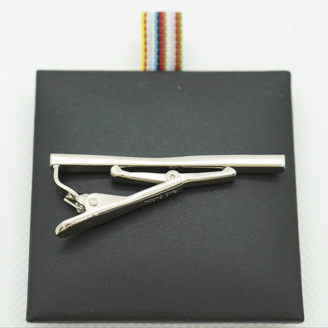 美品 ポールスミス ツイスト ネクタイピン 人気モデル ロゴ入り 箱付 タイピン