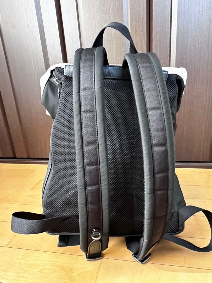 【着払い】コーチ リュック パフォレイテッド オールレザー 大容量 A4可 黒