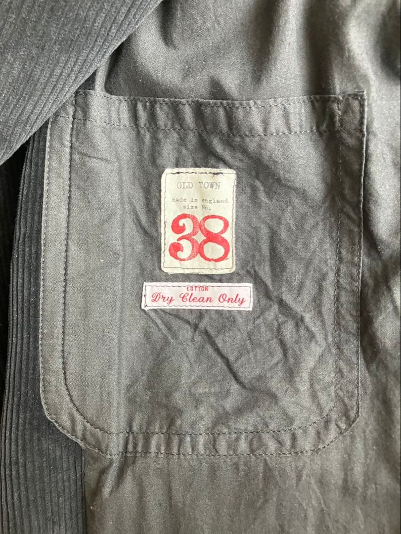 omamoriオールドタウン　oldtown コーデュロイ　ブラック