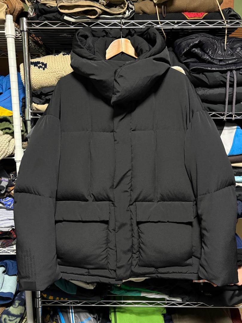 美品 MIZUNO × comme ca ism ブラック ダウンジャケット