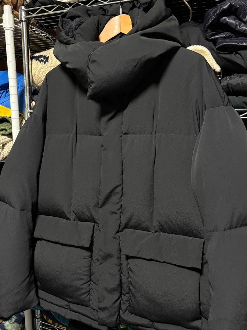 美品 MIZUNO × comme ca ism ブラック ダウンジャケット