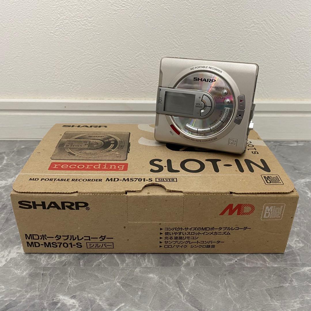 SHARP MDポータブルレコーダー MD-MS701
