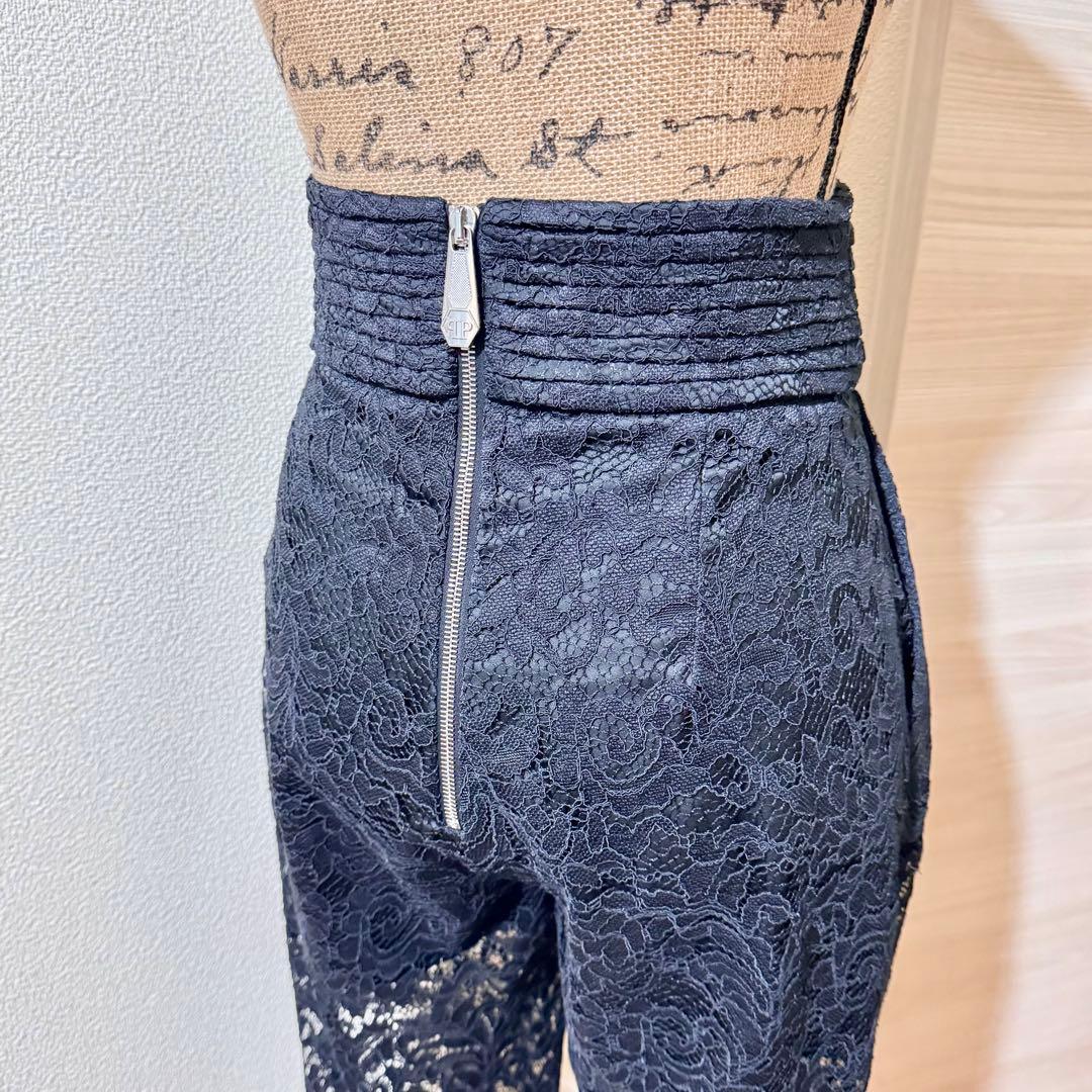 【FARFETCHタグ付き】PHILIPPPLEIN ハイウエスト レースパンツ