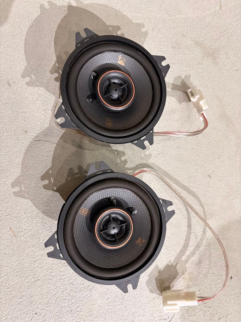 KICKER KSC404 コアキシャルスピーカー　toyotaコネクター付き