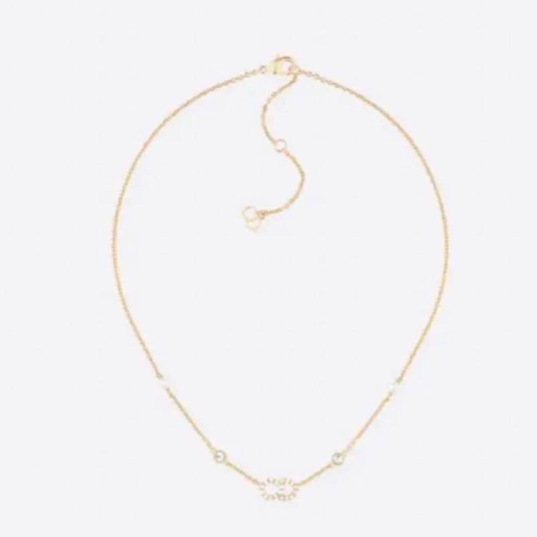 Dior Clair D Lune ネックレス ゴールド CD ロゴ