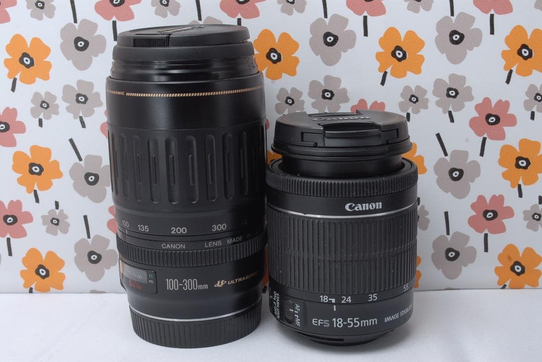 ❤Canon Kiss X8i❤バッテリー２個付き❤Wレンズ❤Wi-Fi転送❤