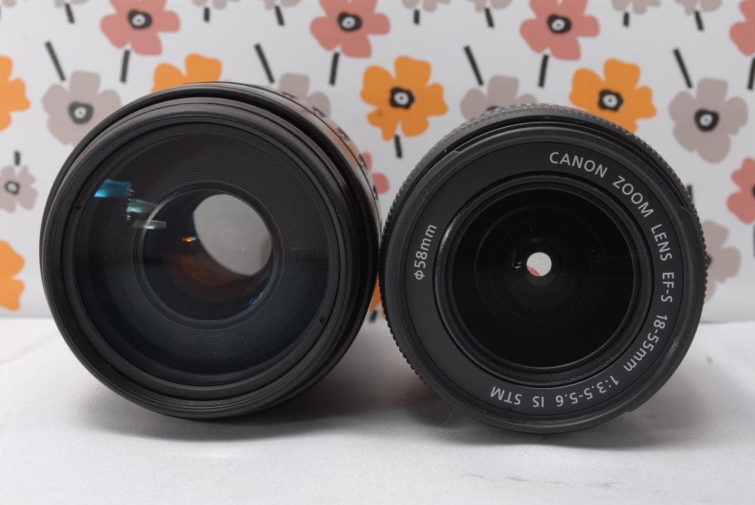 ❤Canon Kiss X8i❤バッテリー２個付き❤Wレンズ❤Wi-Fi転送❤