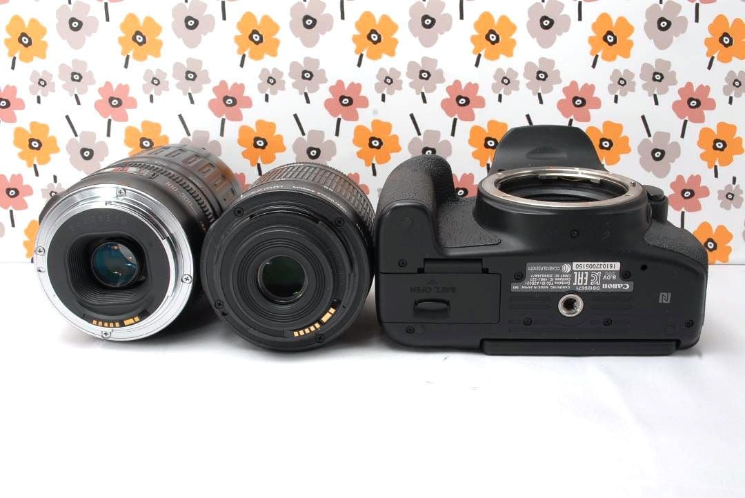 ❤Canon Kiss X8i❤バッテリー２個付き❤Wレンズ❤Wi-Fi転送❤