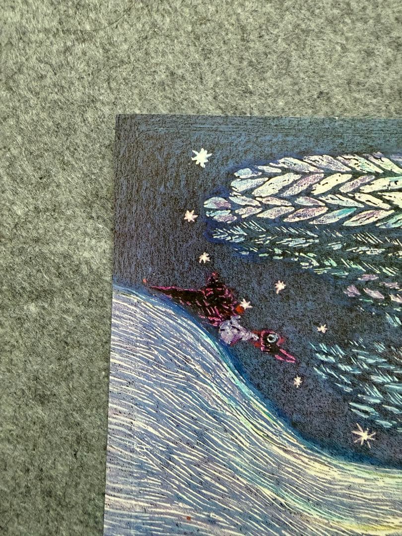 魔女の宅急便　ポスター　ウルスラの絵　アニメージュ　1989年9月号付録