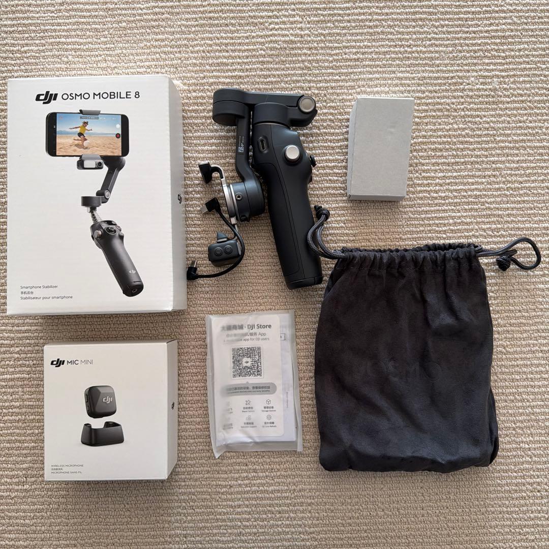 DJI Osmo Mobile 8 DJI mic miniセット