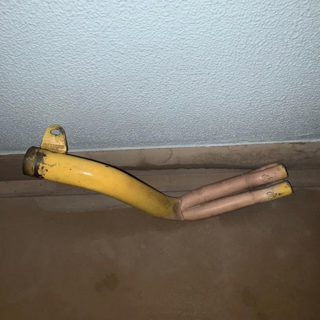 当時物 cbx400f 黒鉄 手曲げガニブレ 2-1