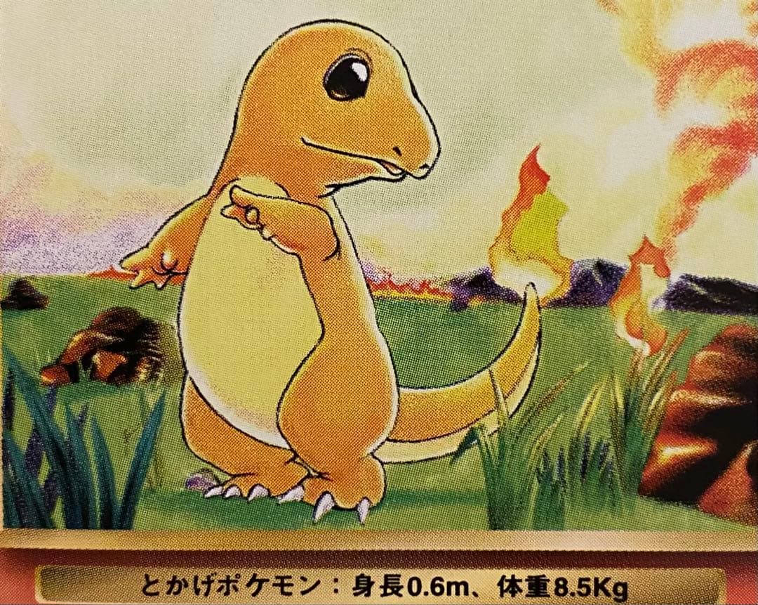 ヒトカゲ 旧裏 No.004 ポケットモンスター カードゲーム 再販 1996