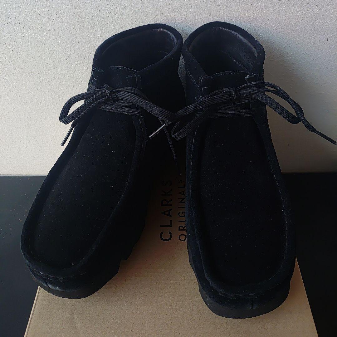CLARKS GORE-TEX　ブラック スエード ワラビー　UK9