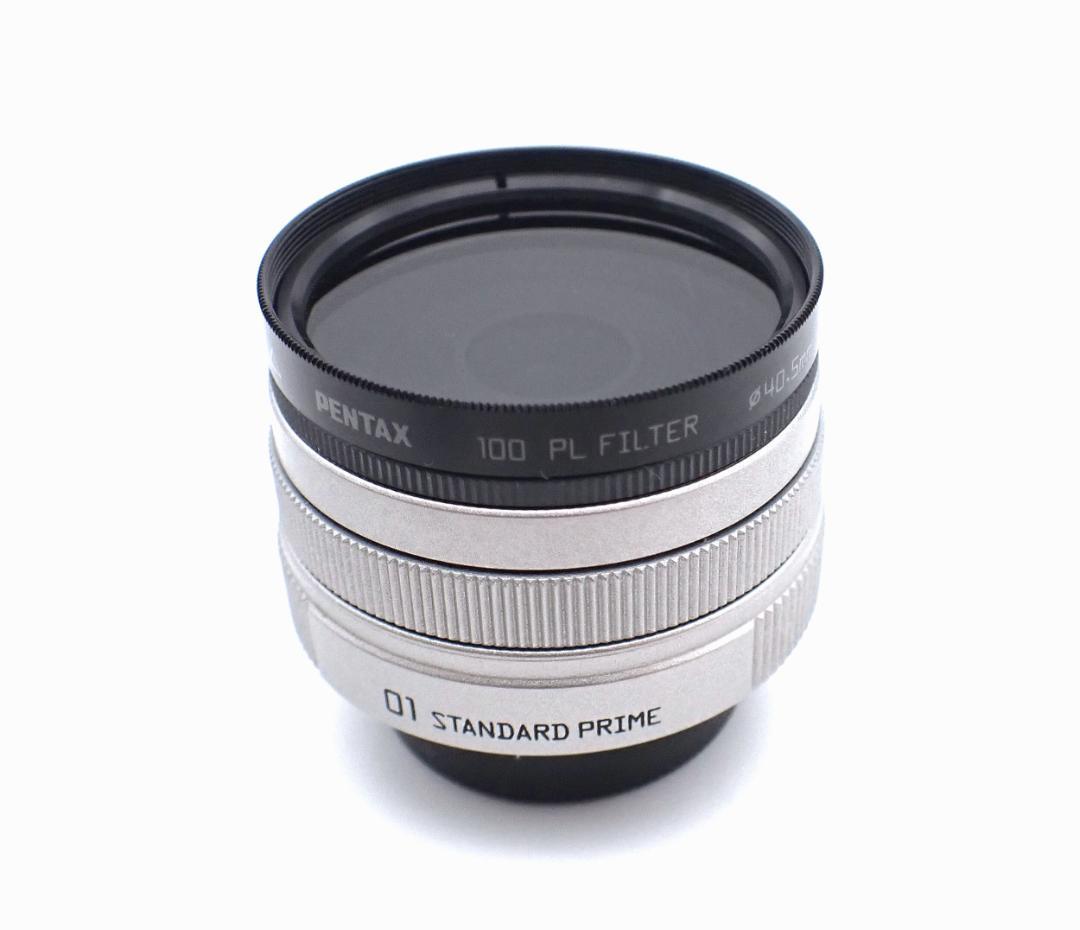 PENTAX 01レンズ　メタルフード・PLフィルターセット
