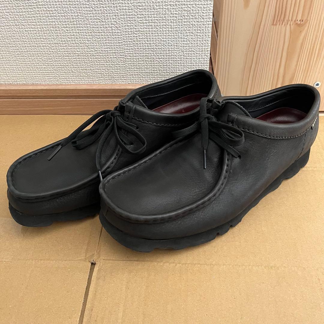 CLARKS WallabeeGTX GORE-TEX レザー ブラック UK8