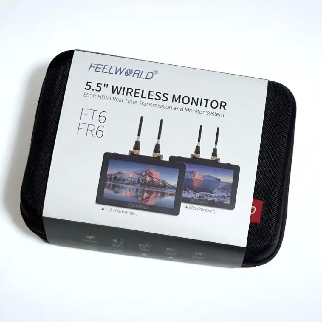 【美品&おまけ】FEELWORLD FT6+FR6 ワイヤレスモニター