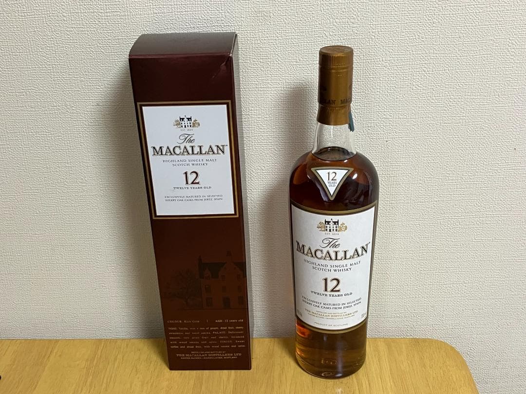 The Macallan 12年 シングルモルトウイスキー 700ml