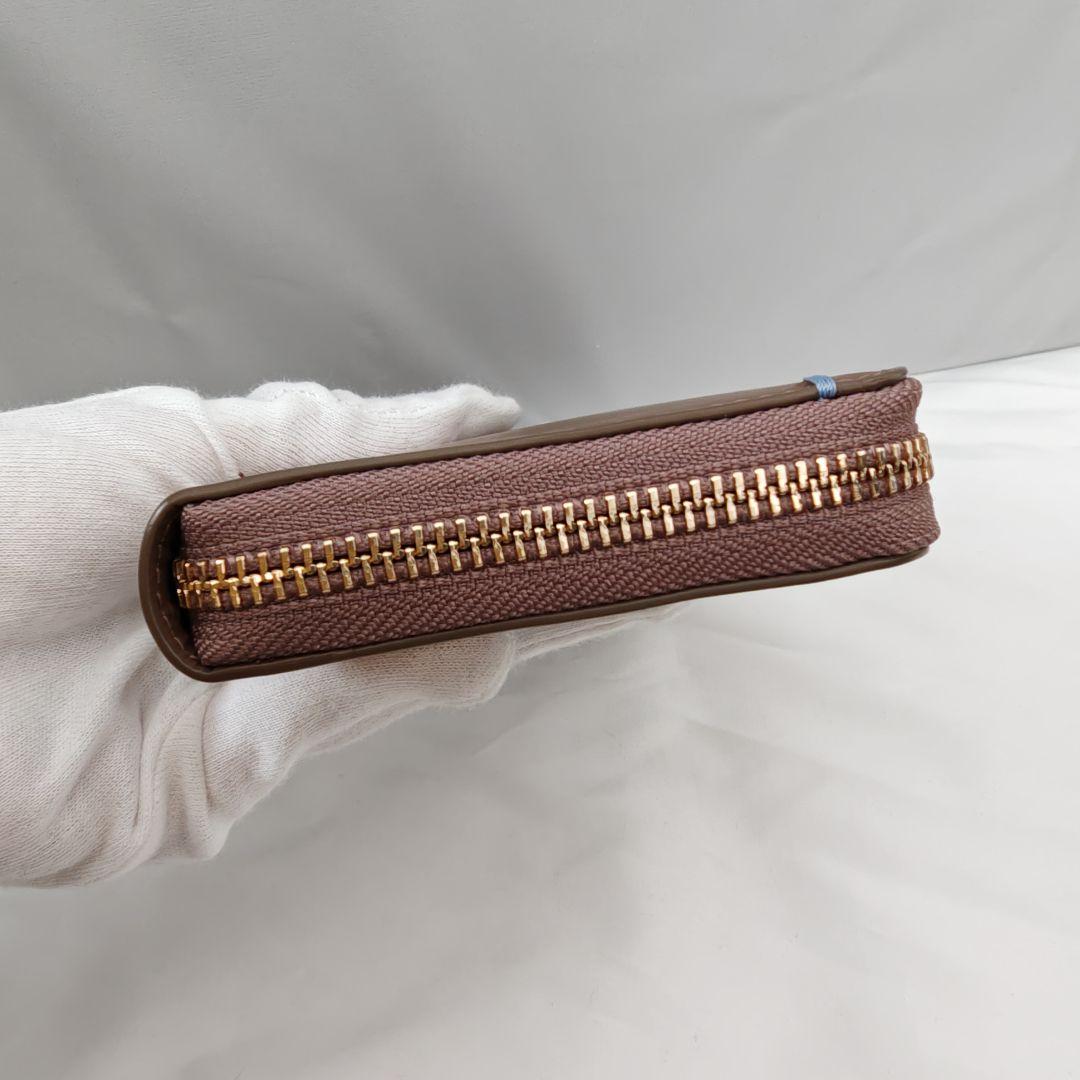 未使用品　Paul Smith サプルレザー ラウンド ウォレット 長財布