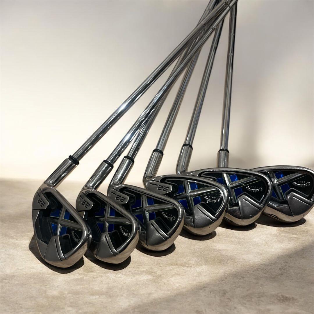 Callaway X-22スチールアイアンセット5~P 6本