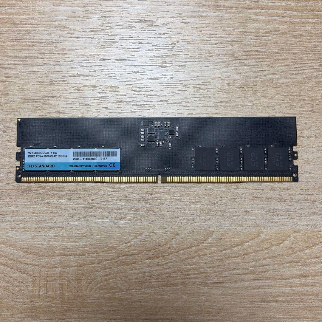 CFD DDR5-5200 16GB 16GB×1