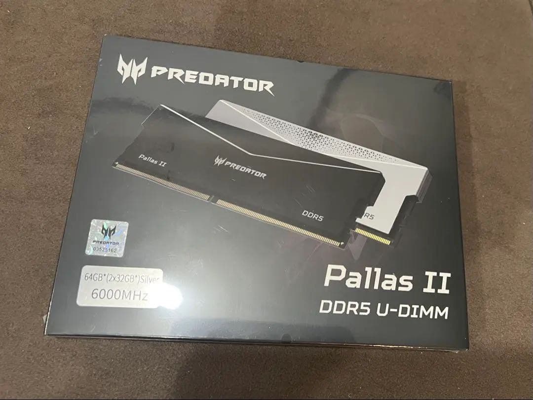 メモリー Pallas II DDR5 64GB 6000MHz CL30